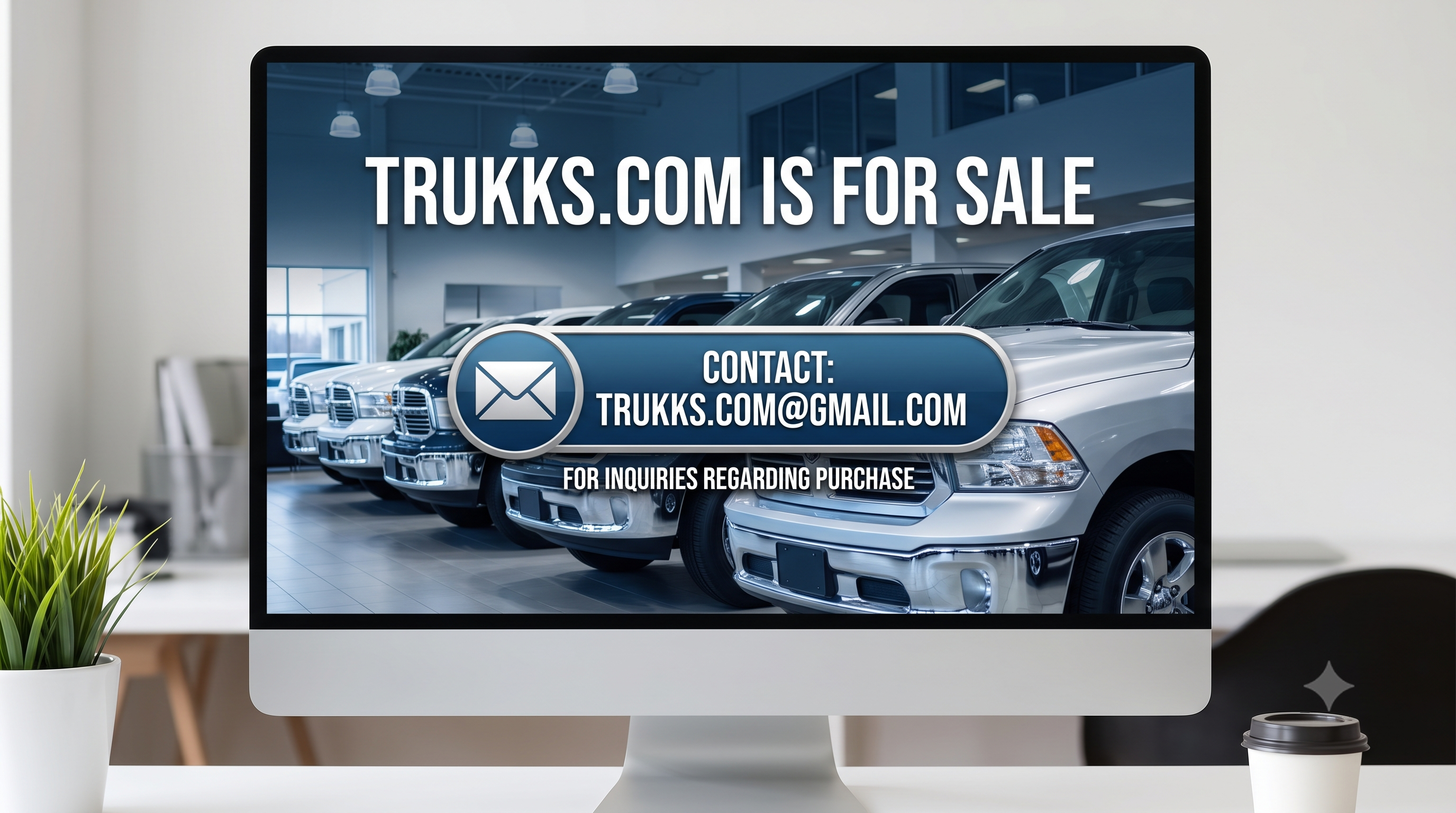 Trukks.com is For Sale. Contact: trukks.com@gmail.com for inquiries regarding purchase